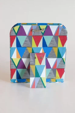 Pearlised Paper Leather Photoframe 5X7''- Kaleidoscope