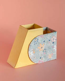 Pearlised Paper Leather Secret Inkwell- Garden Fog