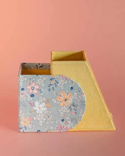 Pearlised Paper Leather Secret Inkwell- Garden Fog