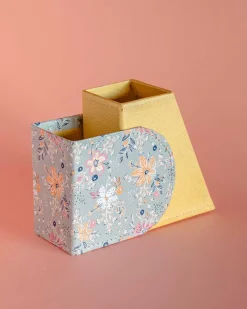 Pearlised Paper Leather Secret Inkwell- Garden Fog