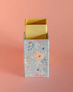 Pearlised Paper Leather Secret Inkwell- Garden Fog