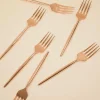 Perfect Kitchen Dessert Forks-Rose Gold-Set Of 6