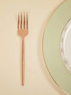 Perfect Kitchen Dessert Forks-Rose Gold-Set Of 6