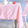 Petal Blush Hand Crochet Table Cloth