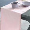 Petal Blush Hand Crochet Table Runner