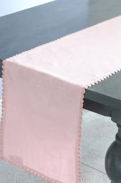 Petal Blush Hand Crochet Table Runner