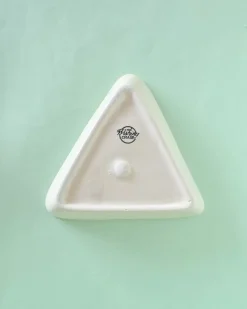 Pink Horizon Handpainted Triangular Platter - Set Of 2