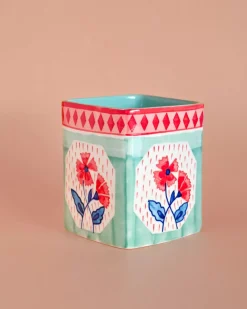 Poppies & Play Handpainted Cutlery Holder