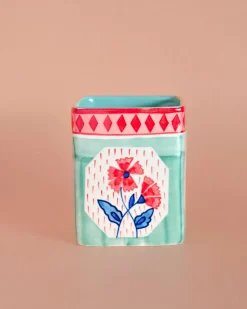 Poppies & Play Handpainted Cutlery Holder