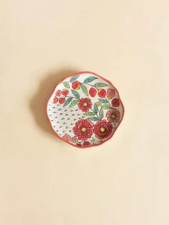 Poppy Petals Handpainted Dessert Plates - Set Of 4