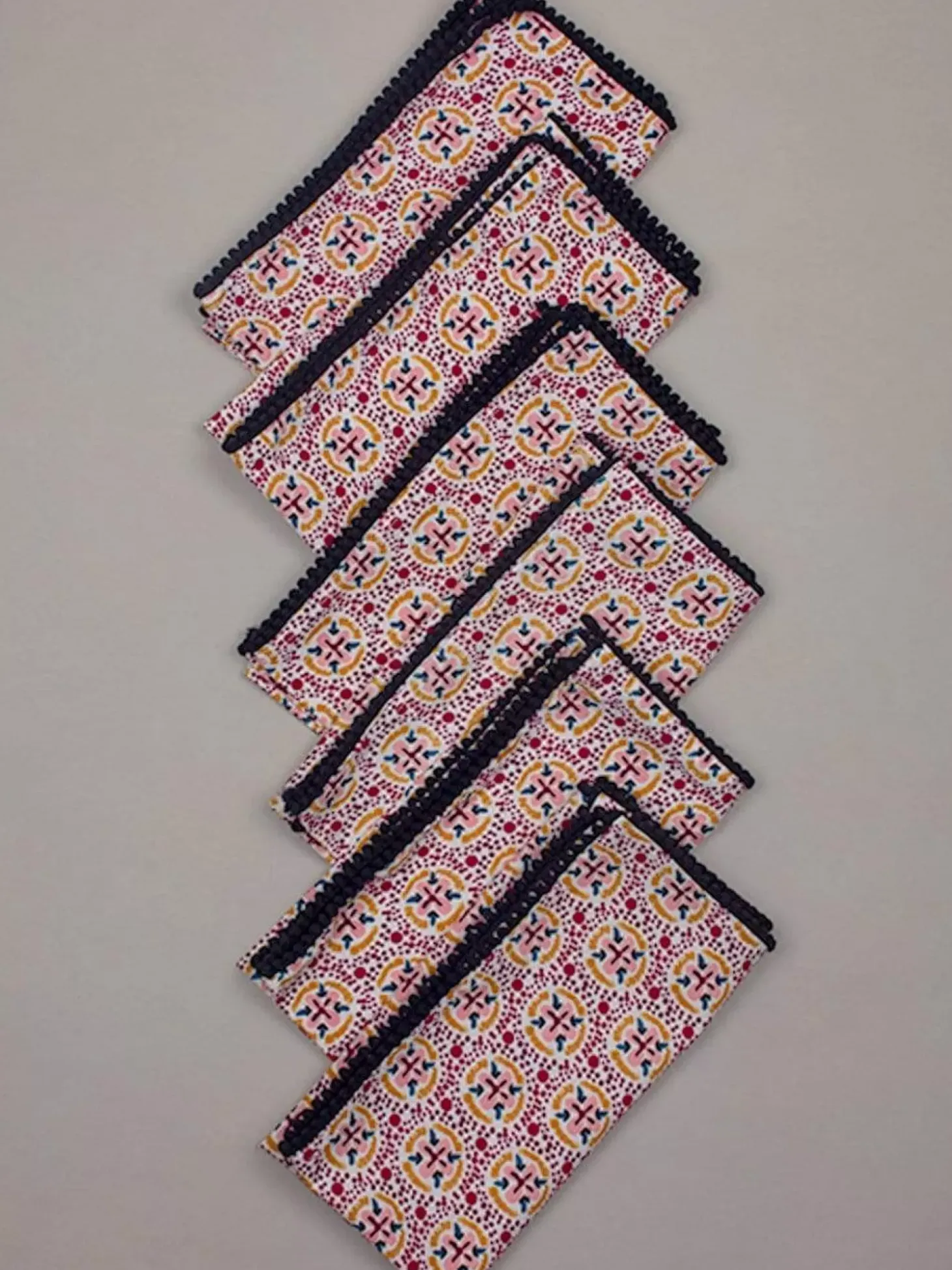 Poppy Petals Napkin- Set Of 6