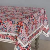 Poppy Petals Table Cover- 8 Seater