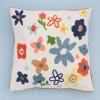 Posies Embroidered Cushion Cover
