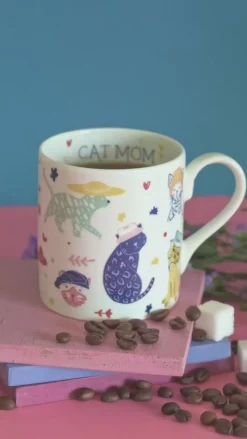 Purrfect Mom Fine China Mug