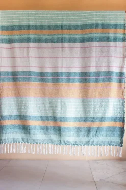 Quill Woven Cotton Throw