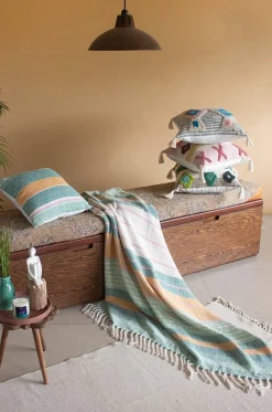 Quill Woven Cotton Throw