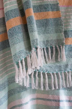 Quill Woven Cotton Throw