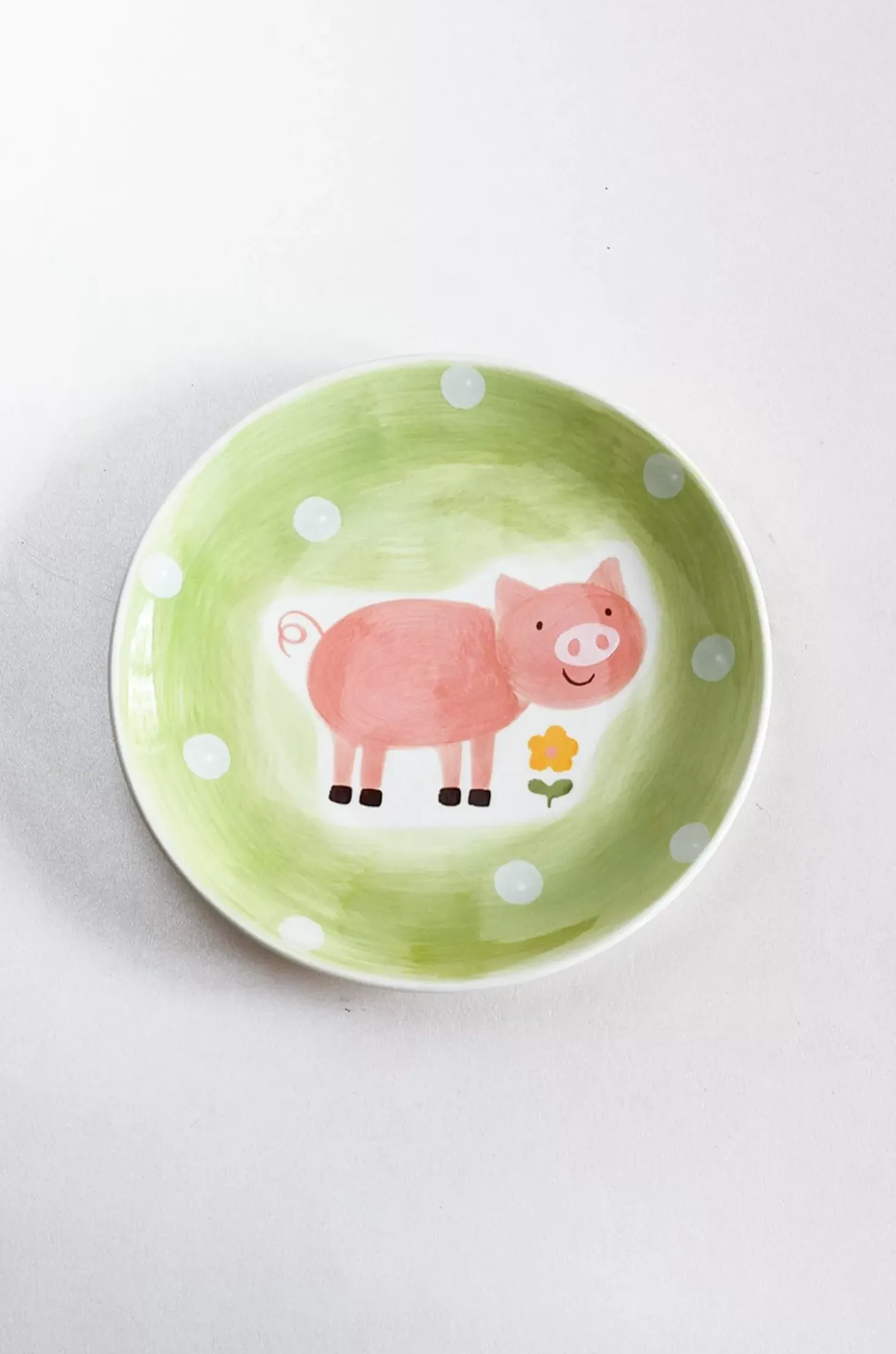 Quirky Farm Handpainted Wall Plate