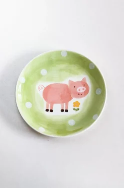 Quirky Farm Handpainted Wall Plate