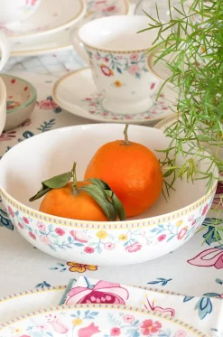 Raindrops And Roses 7" Bowl- Set Of 2