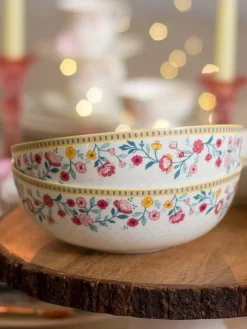 Raindrops And Roses 7" Bowl- Set Of 2