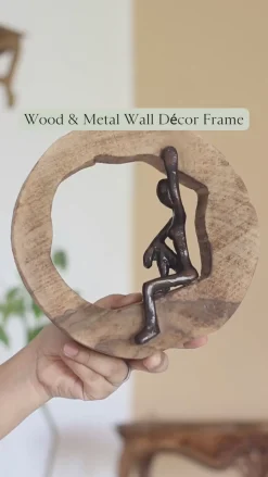 Rise Wood & Metal Wall Decor Frame