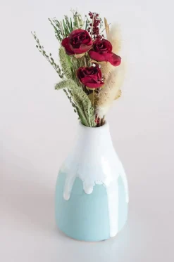 Rose Emerald Bouquet With Vase