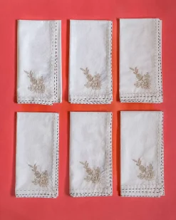 Roshanara Table Linen Collection - Set Of 7