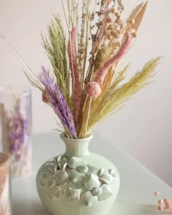 Serenity Handcrafted Flower Ceramic Vase