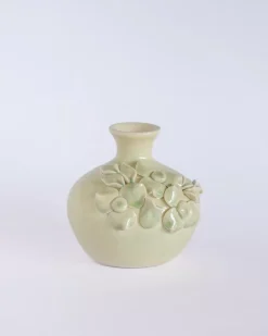 Serenity Handcrafted Flower Ceramic Vase