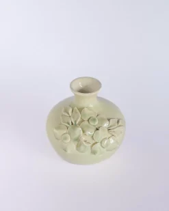 Serenity Handcrafted Flower Ceramic Vase