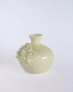 Serenity Handcrafted Flower Ceramic Vase