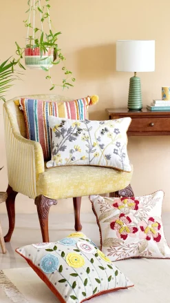 Sienna Embroidered Cushion Cover