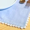 Silver Mist Hand Crochet Placemats - Set Of 6