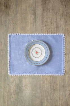 Silver Mist Hand Crochet Placemats - Set Of 6