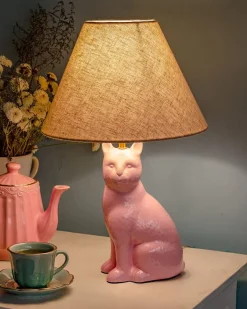 So Fierce Panther Lamp - Pink