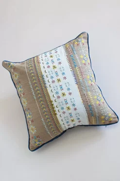 Solana Embroidered Cushion Cover