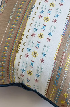 Solana Embroidered Cushion Cover