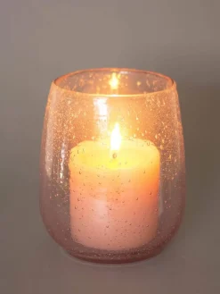 Sparkling Glass Votive Holder