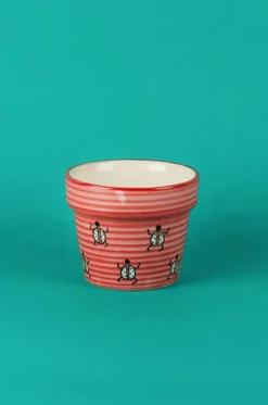 Stencil Planter- Lady Bug