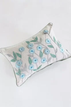 Sweet Stems Embroidered Cushion Cover