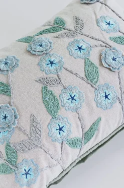 Sweet Stems Embroidered Cushion Cover
