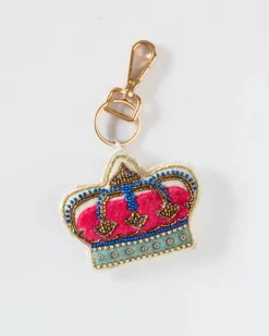 The Crown Hand Embroidered Keychain