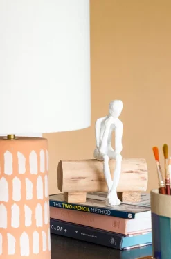 The Thinking Man Wooden Decorative Accent