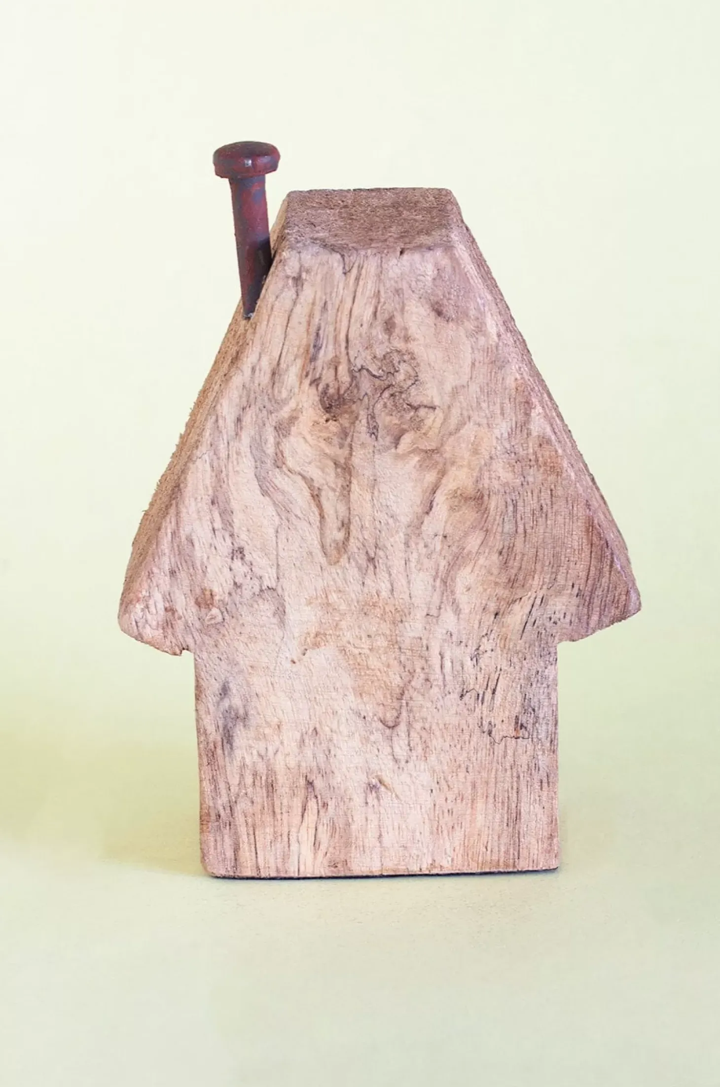 Tiny Homes Wooden Paperweight - White