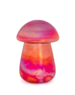 Toadstool Soy Wax Glass Candle With Lid
