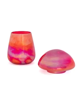Toadstool Soy Wax Glass Candle With Lid