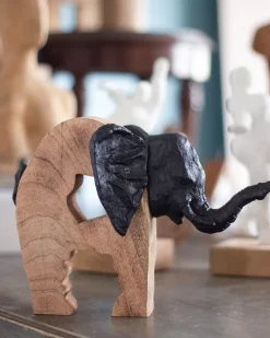 Tusky Wooden Decorative Accent