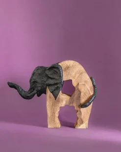 Tusky Wooden Decorative Accent