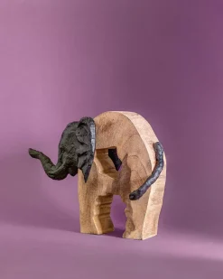 Tusky Wooden Decorative Accent